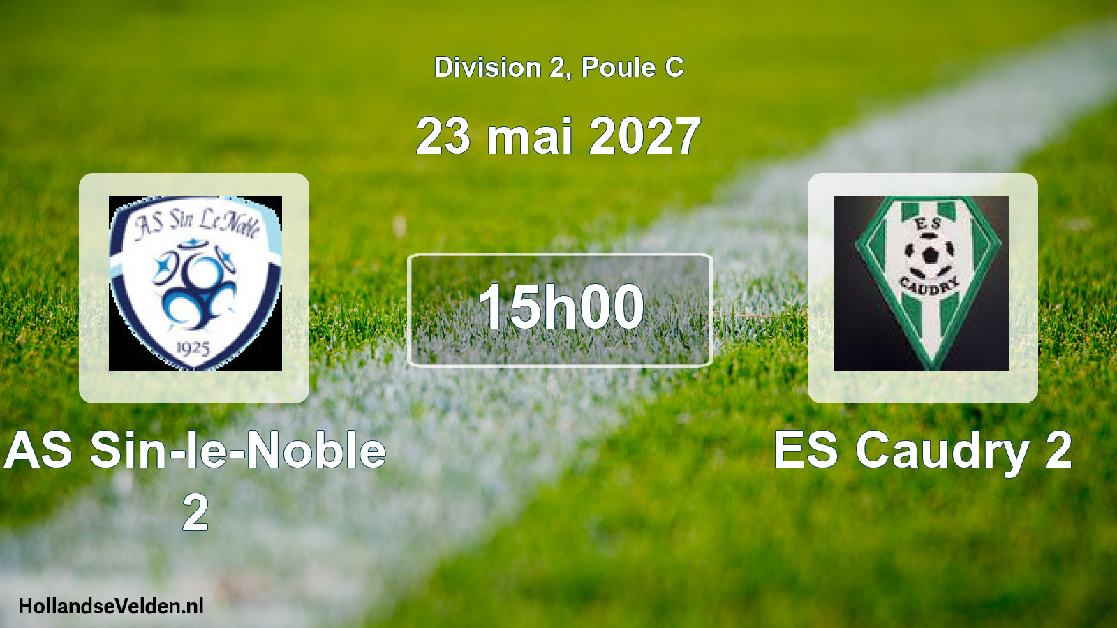 Scheduled Match: AS Sin-le-Noble 2 - ES Caudry 2 (23 May 2027)