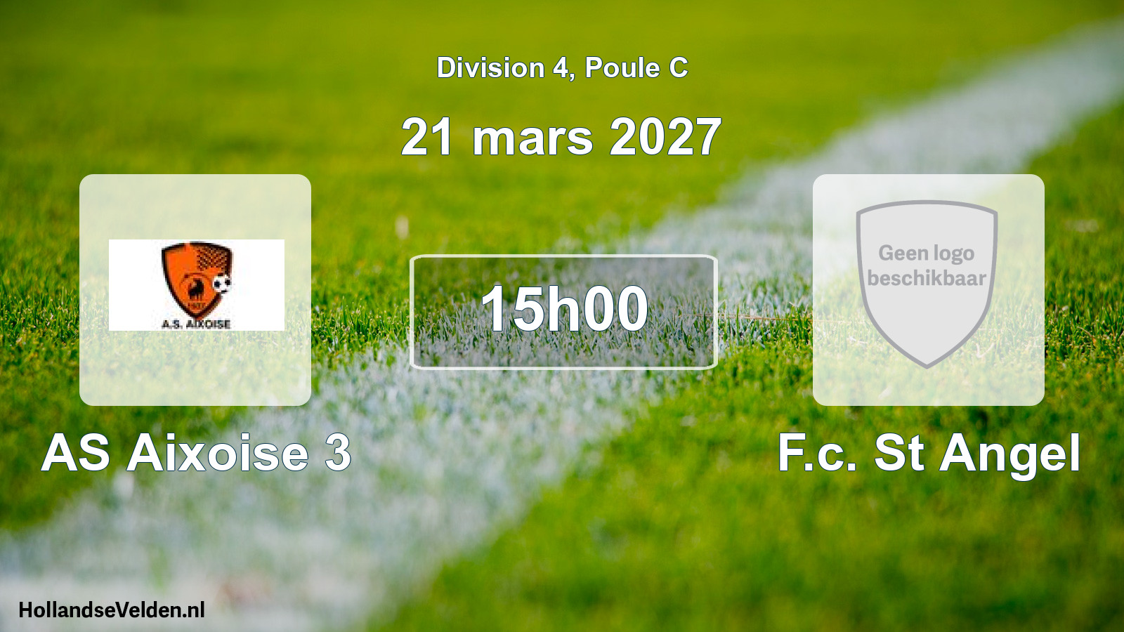 Match programmé: AS Aixoise 3 - F.c. St Angel (21 mars 2027)
