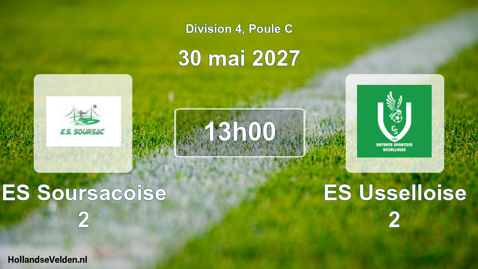 Scheduled Match: ES Soursacoise 2 - ES Usselloise 2 (30 May 2027)