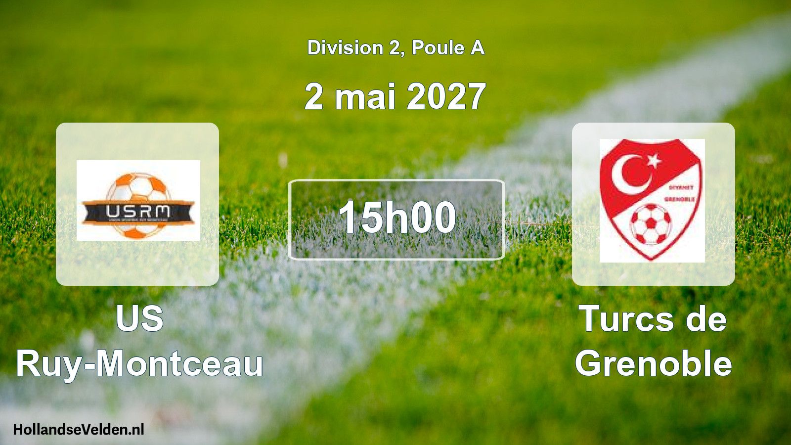 Scheduled Match: US Ruy-Montceau - Turcs de Grenoble (2 May 2027)