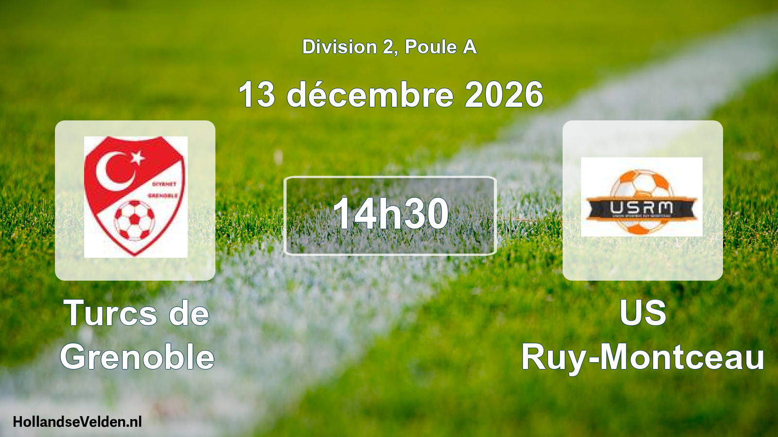 Scheduled Match: Turcs de Grenoble - US Ruy-Montceau (13 December 2026)