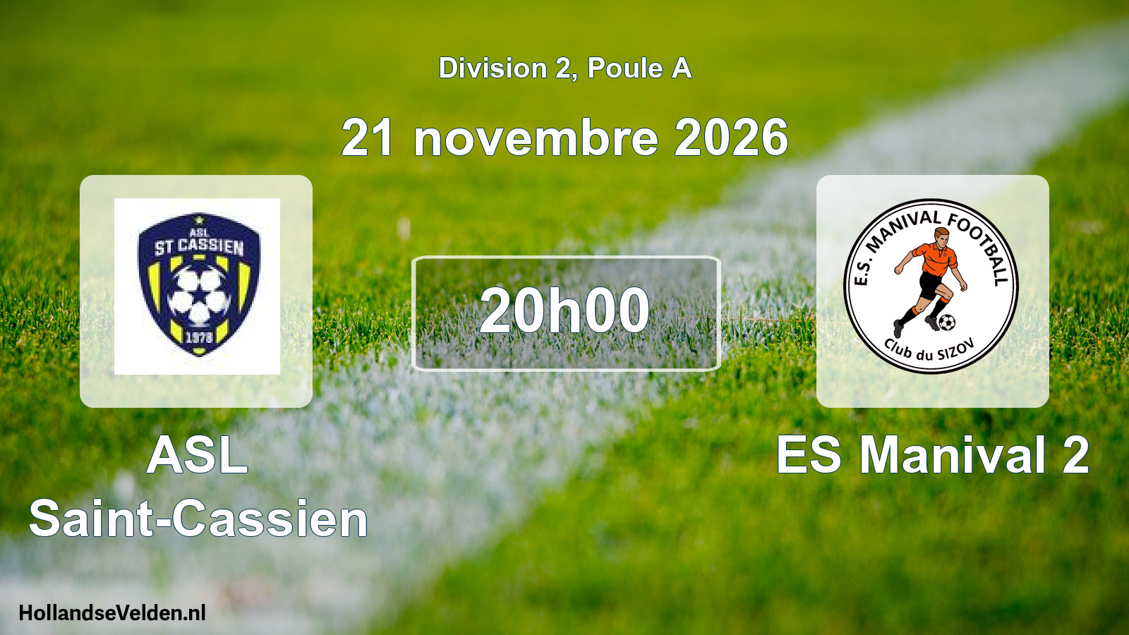 Scheduled Match: ASL Saint-Cassien - ES Manival 2 (21 November 2026)