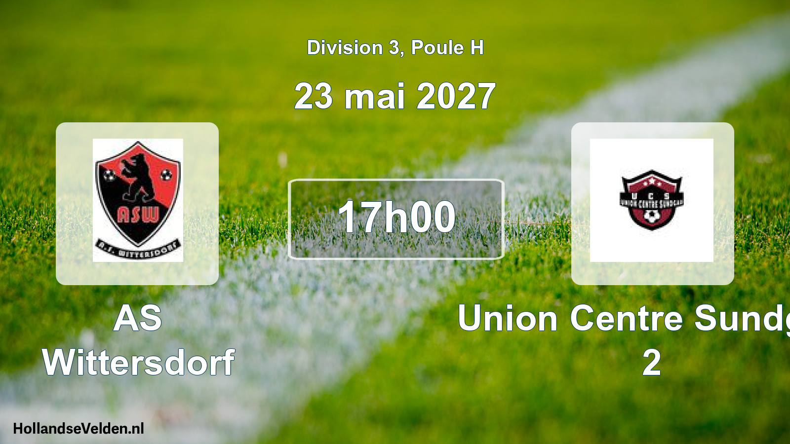 Scheduled Match: AS Wittersdorf - Union Centre Sundgau 2 (23 May 2027)