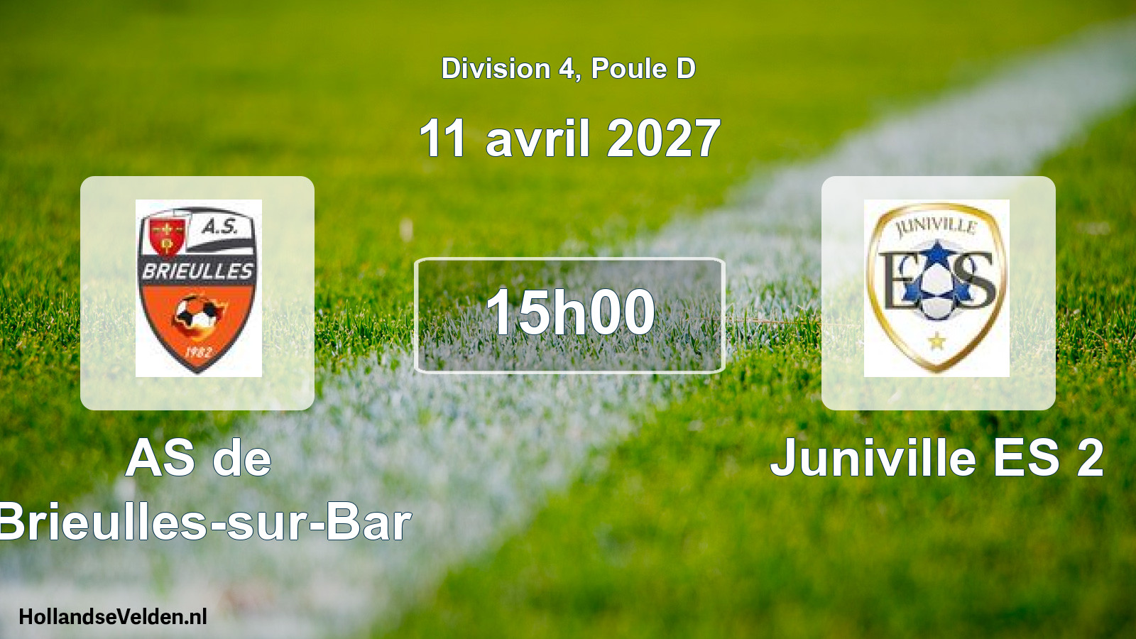 Scheduled Match: AS de Brieulles-sur-Bar - Juniville ES 2 (11 April 2027)