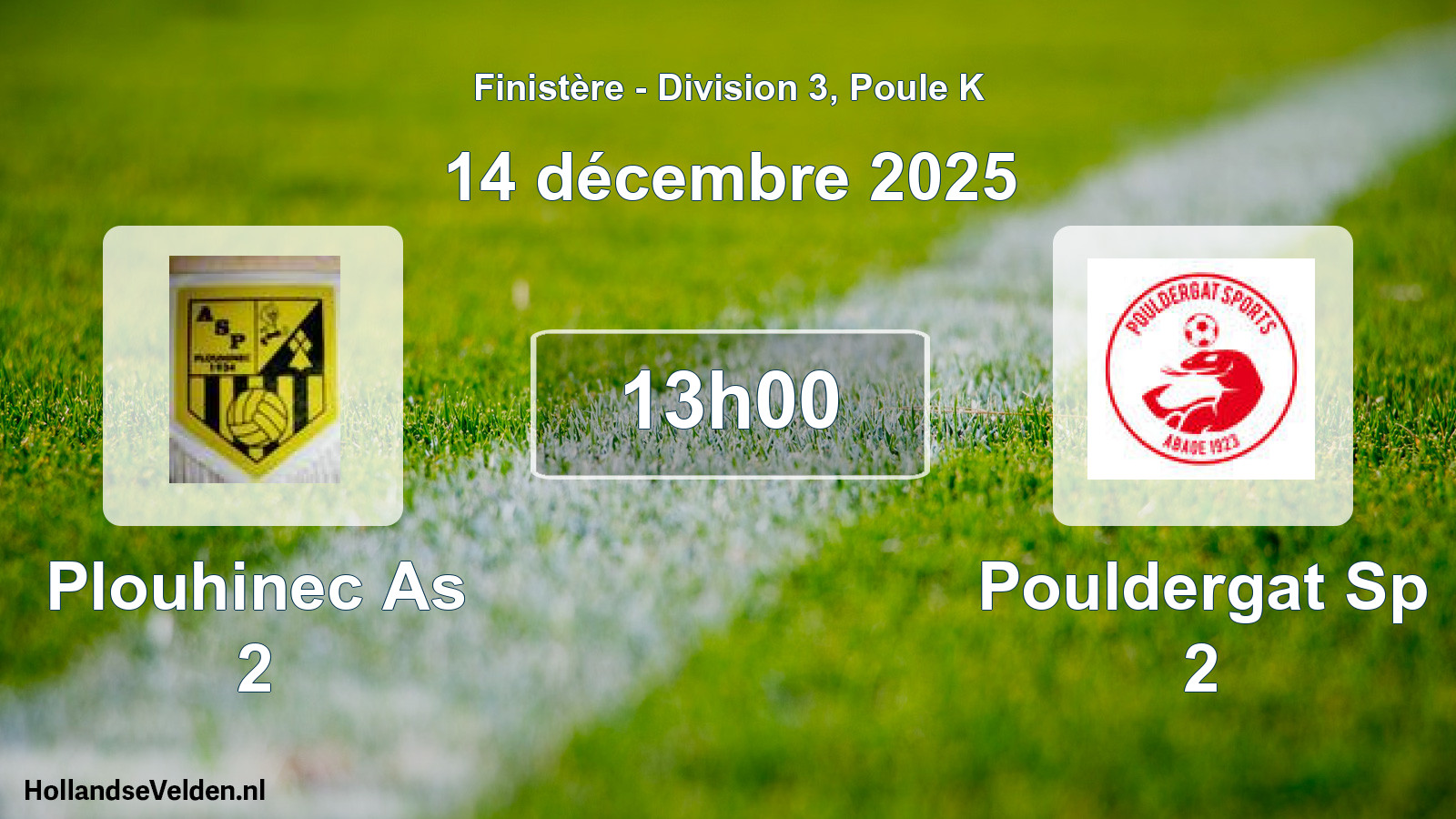 Scheduled Match: Plouhinec As 2 - Pouldergat Sp 2 (14 December 2025)