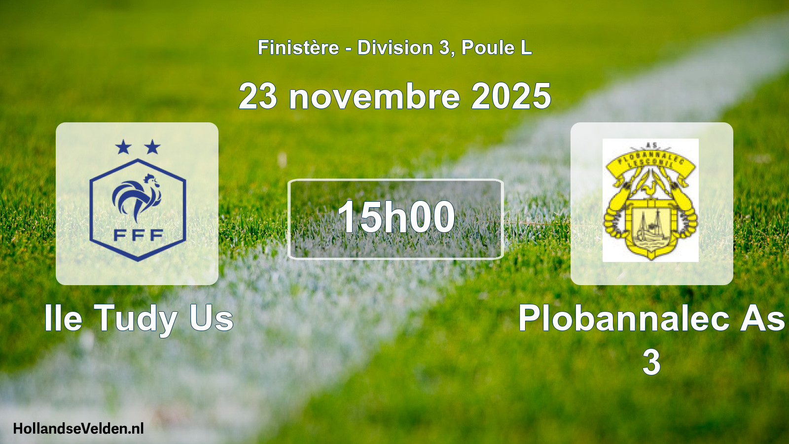 Scheduled Match: Ile Tudy Us - Plobannalec As 3 (23 November 2025)