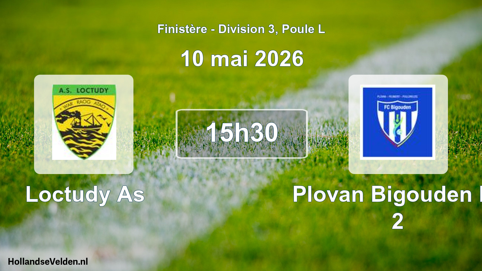 Scheduled Match: Loctudy As - Plovan Bigouden Fc 2 (10 May 2026)