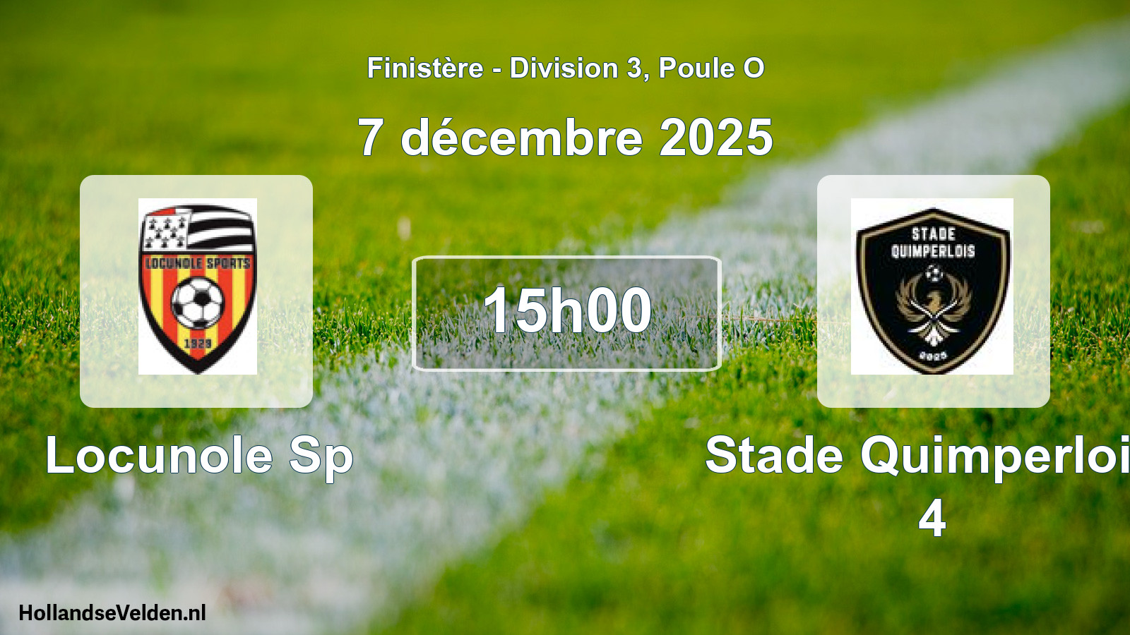 Scheduled Match: Locunole Sp - Stade Quimperlois 4 (7 December 2025)