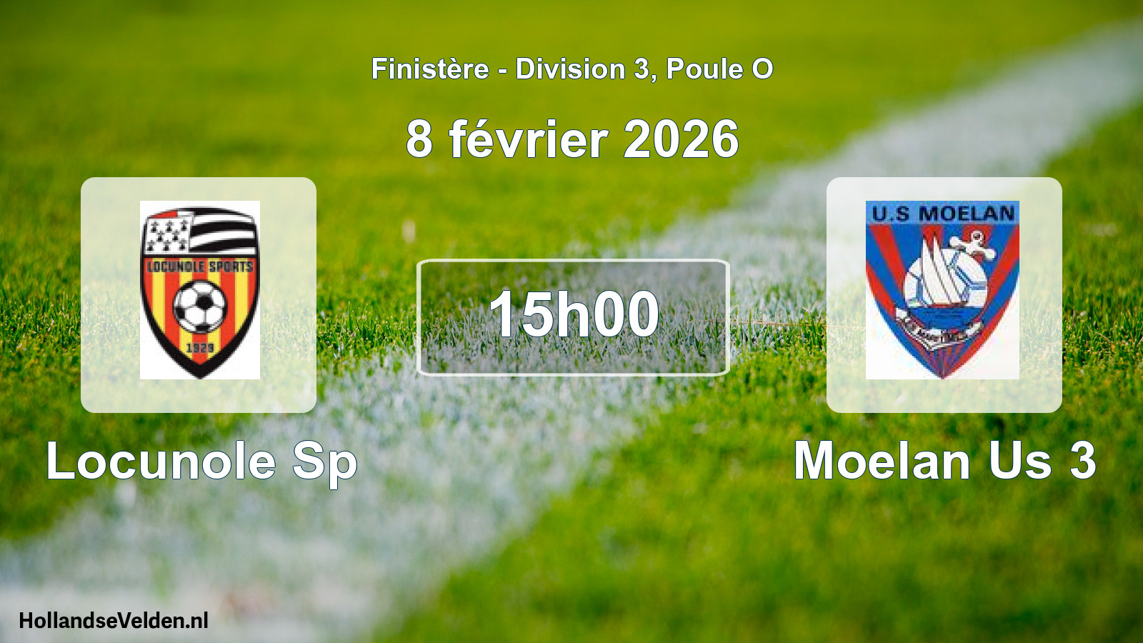 Geplande wedstrijd: Locunole Sp - Moelan Us 3 (8 février 2026)