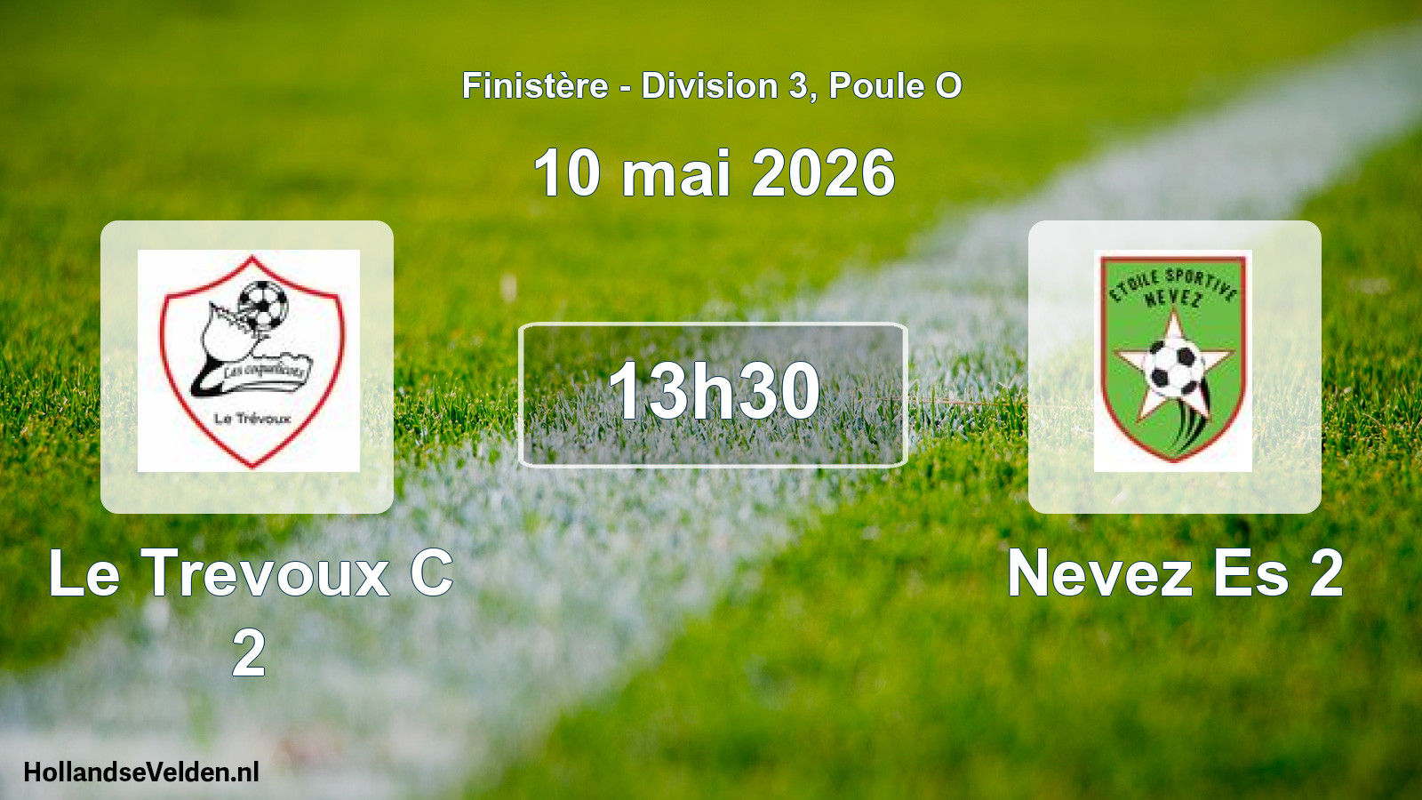 Geplande wedstrijd: Le Trevoux C 2 - Nevez Es 2 (10 mai 2026)