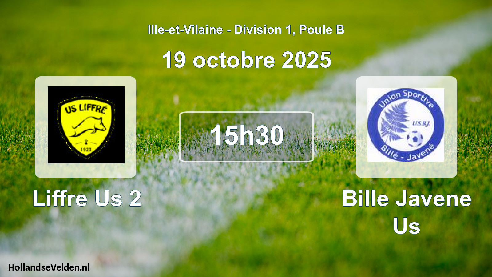 Scheduled Match: Liffre Us 2 - Bille Javene Us (19 October 2025)