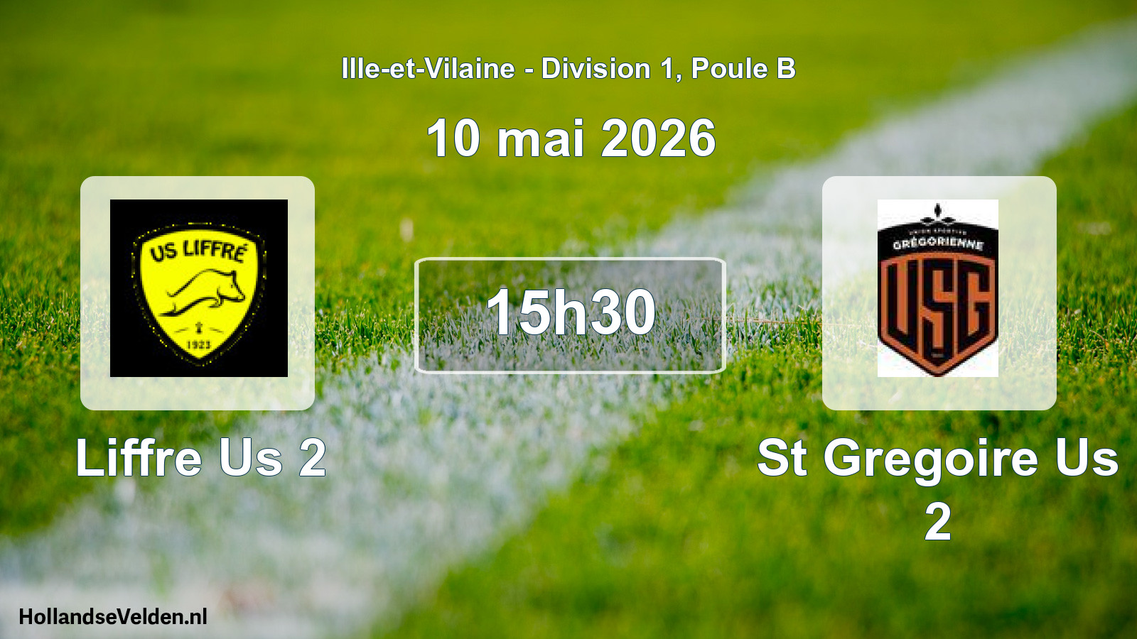 Scheduled Match: Liffre Us 2 - St Gregoire Us 2 (10 May 2026)