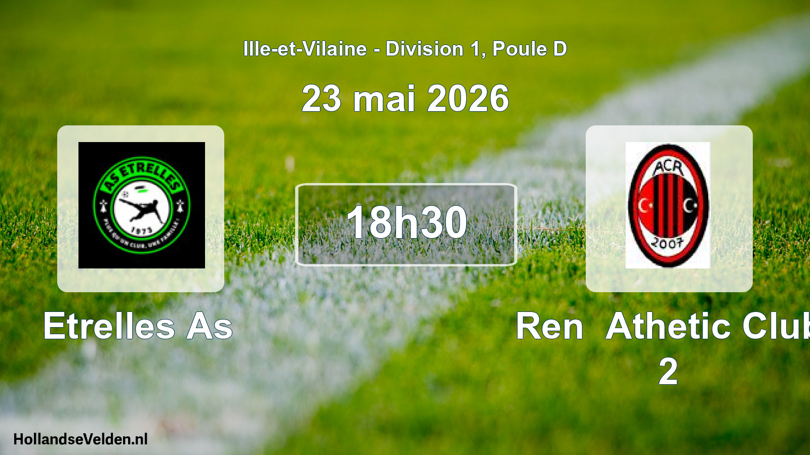 Scheduled Match: Etrelles As - Ren Athetic Club 2 (23 May 2026)