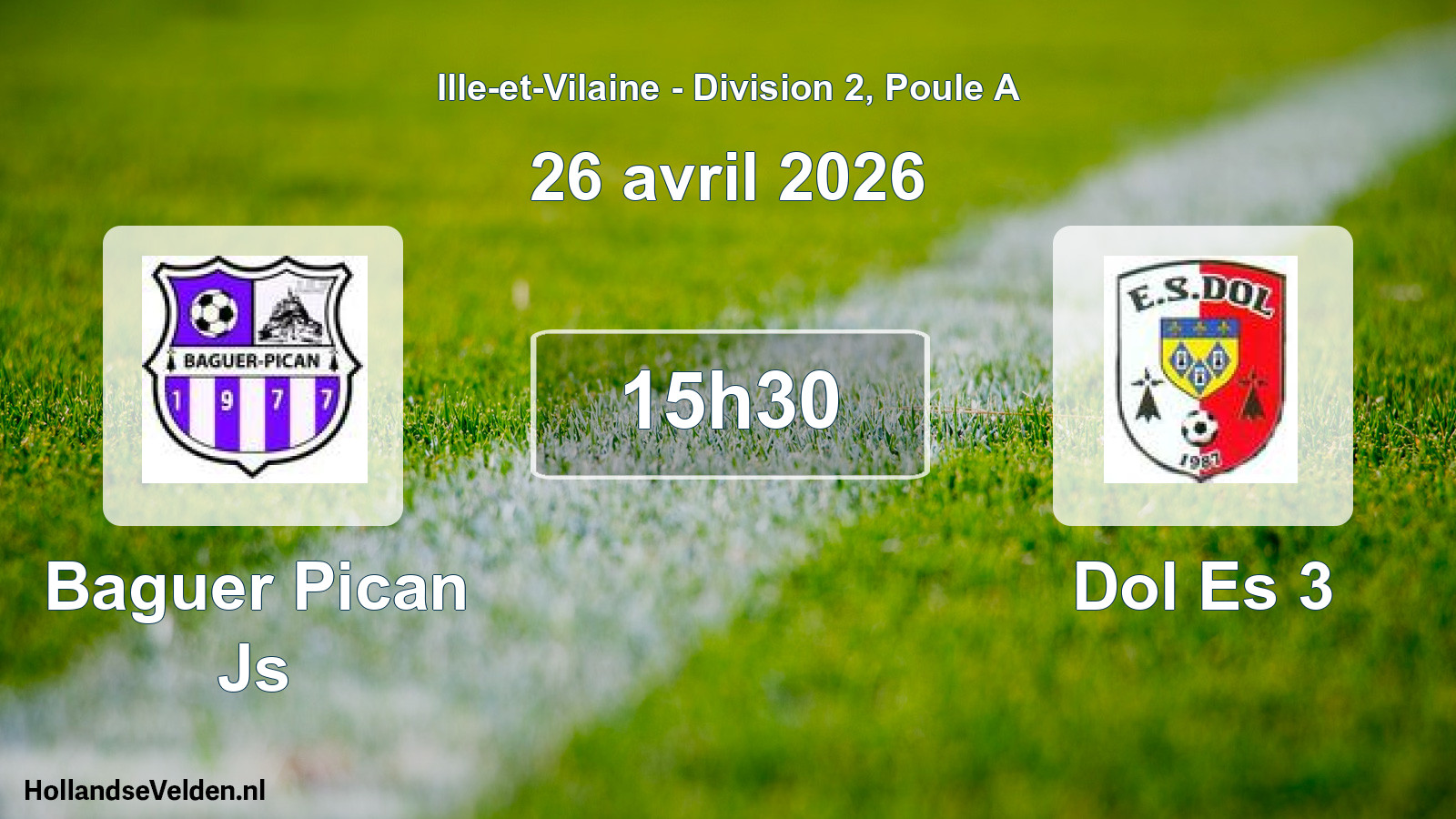 Scheduled Match: Baguer Pican Js - Dol Es 3 (26 April 2026)