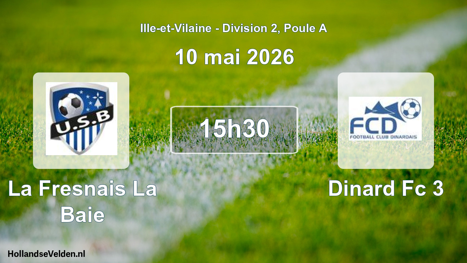 Geplande wedstrijd: La Fresnais La Baie - Dinard Fc 3 (10 mei 2026)