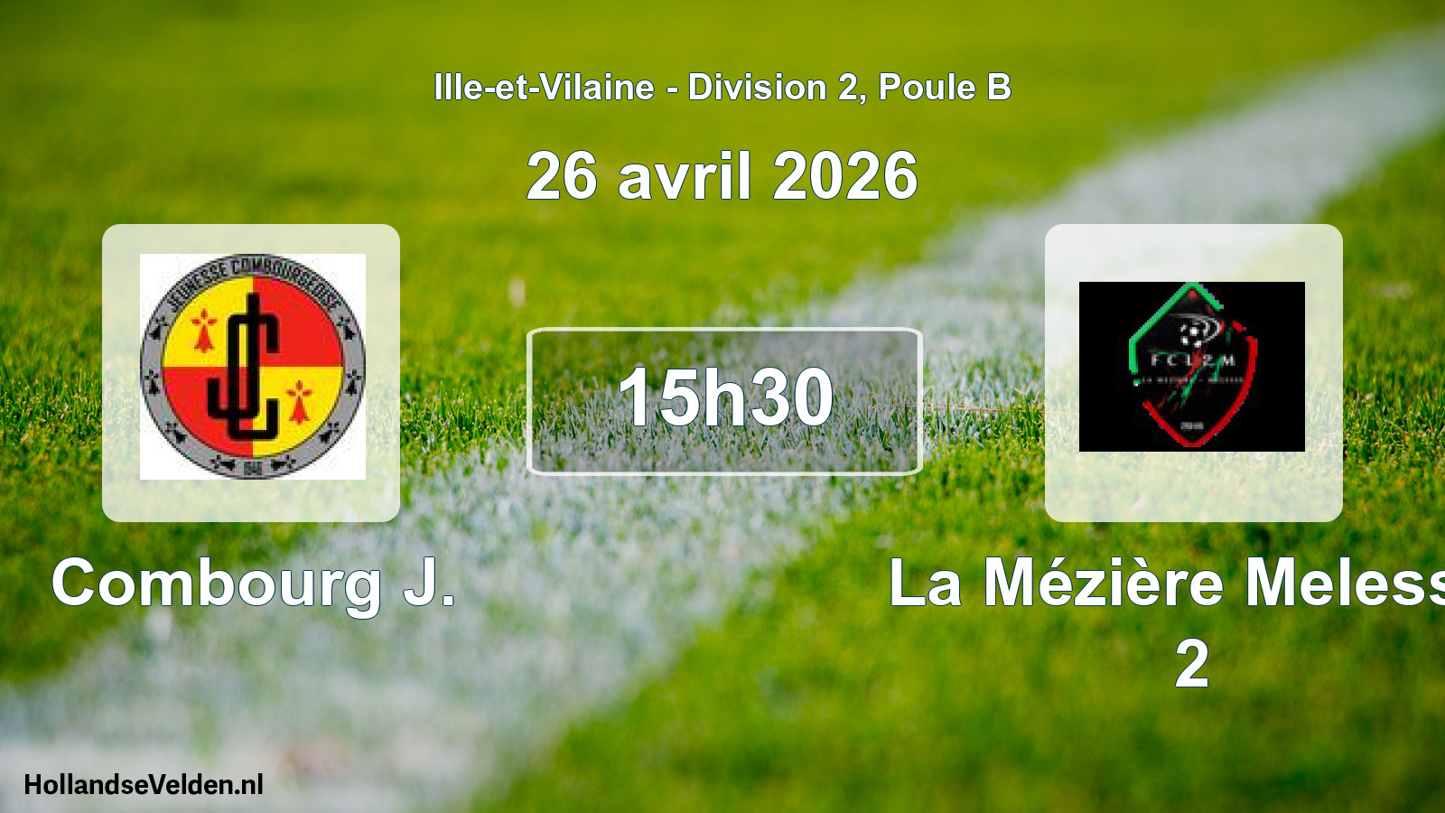 Geplande wedstrijd: Combourg J. - La Mézière Melesse 2 (26 avril 2026)