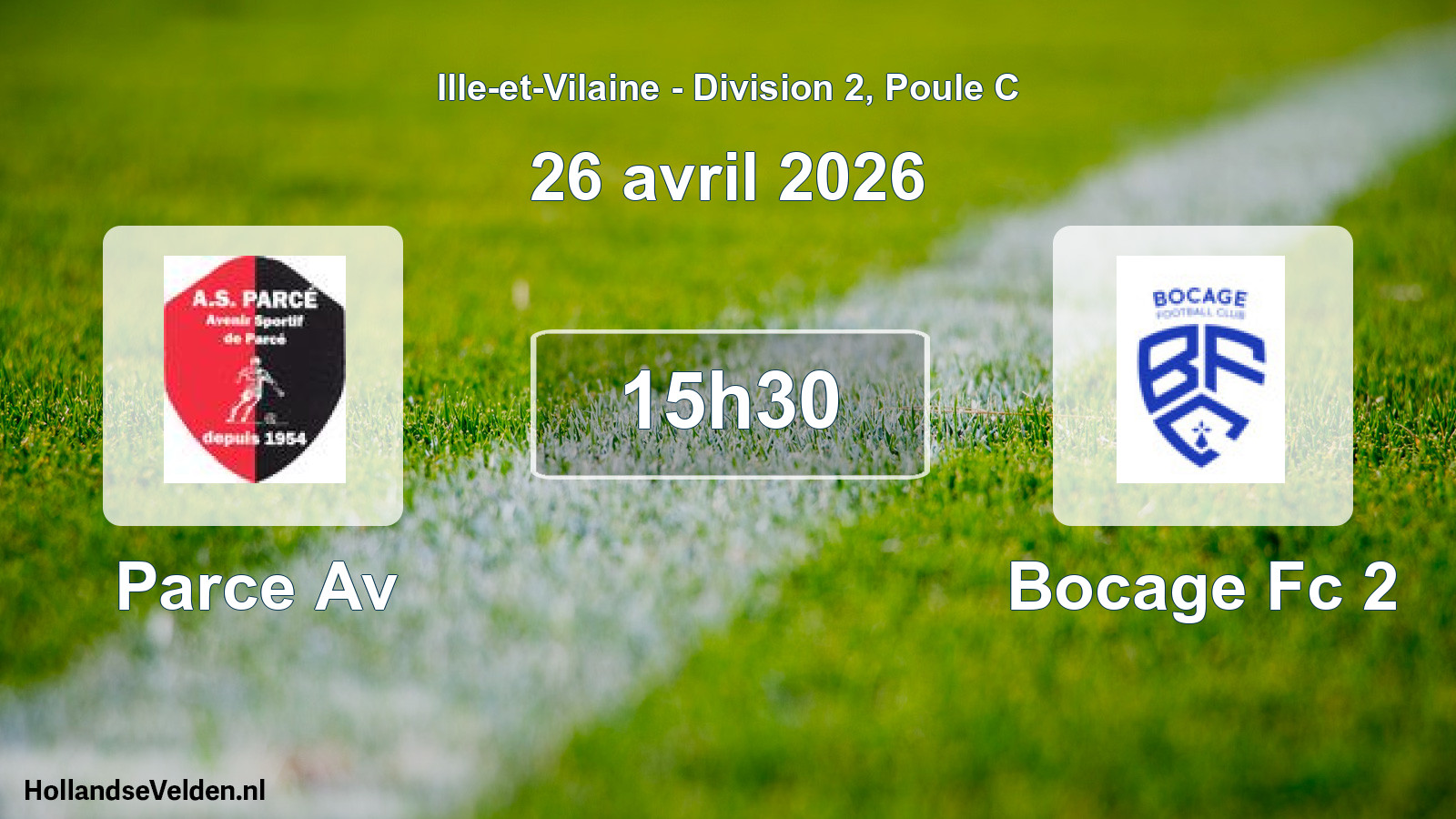 Scheduled Match: Parce Av - Bocage Fc 2 (26 April 2026)
