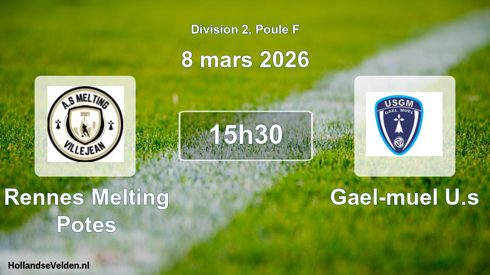 Geplande wedstrijd: Rennes Melting Potes - Gael-muel U.s (8 maart 2026)