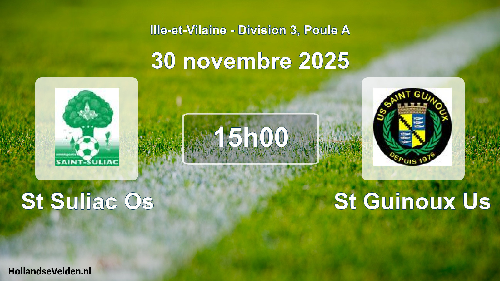 Scheduled Match: St Suliac Os - St Guinoux Us (30 November 2025)