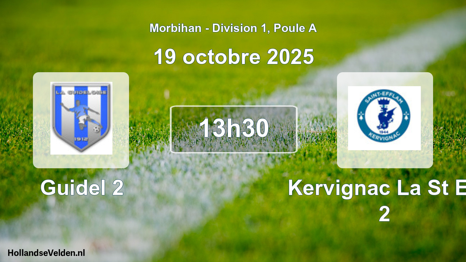 Scheduled Match: Guidel 2 - Kervignac La St Eff 2 (19 October 2025)