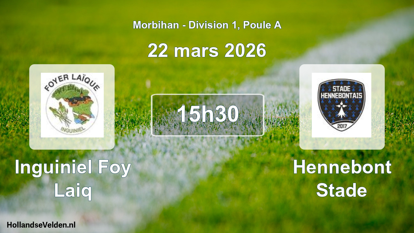 Geplande wedstrijd: Inguiniel Foy Laiq - Hennebont Stade (22 mars 2026)