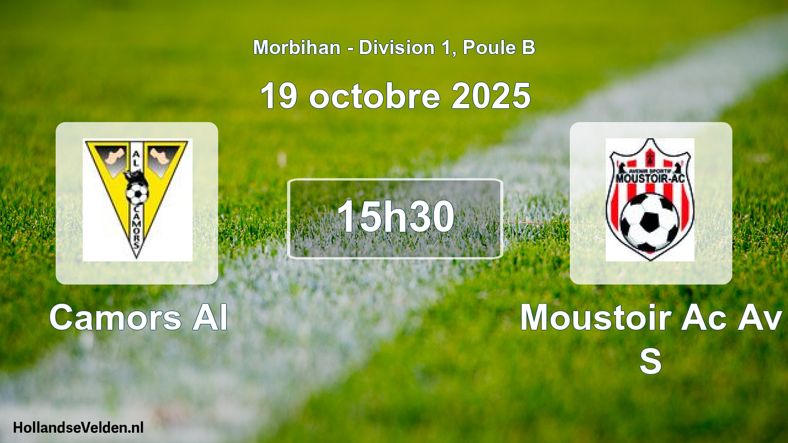 Scheduled Match: Camors Al - Moustoir Ac Av S (19 October 2025)