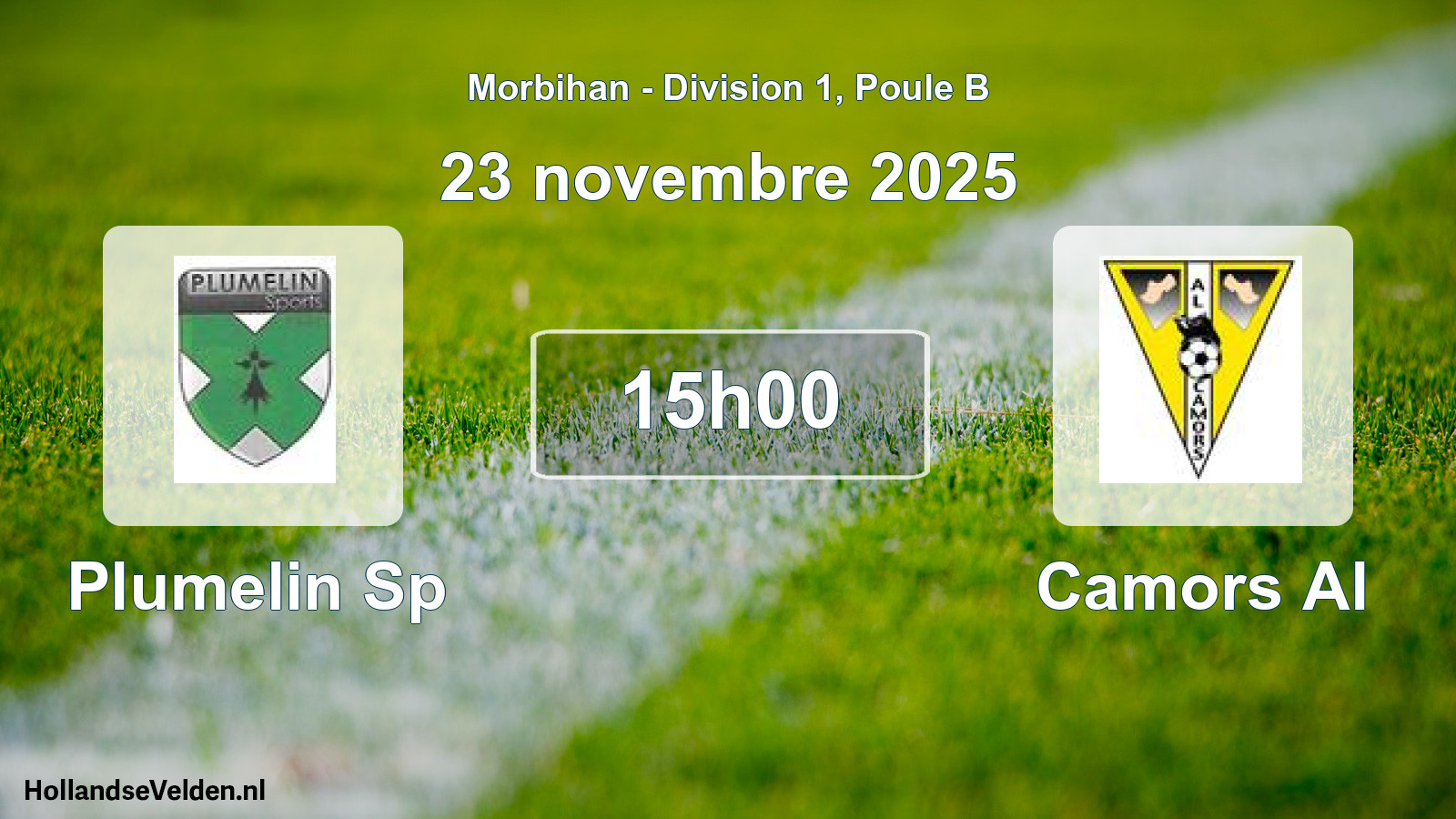 Geplande wedstrijd: Plumelin Sp - Camors Al (23 novembre 2025)