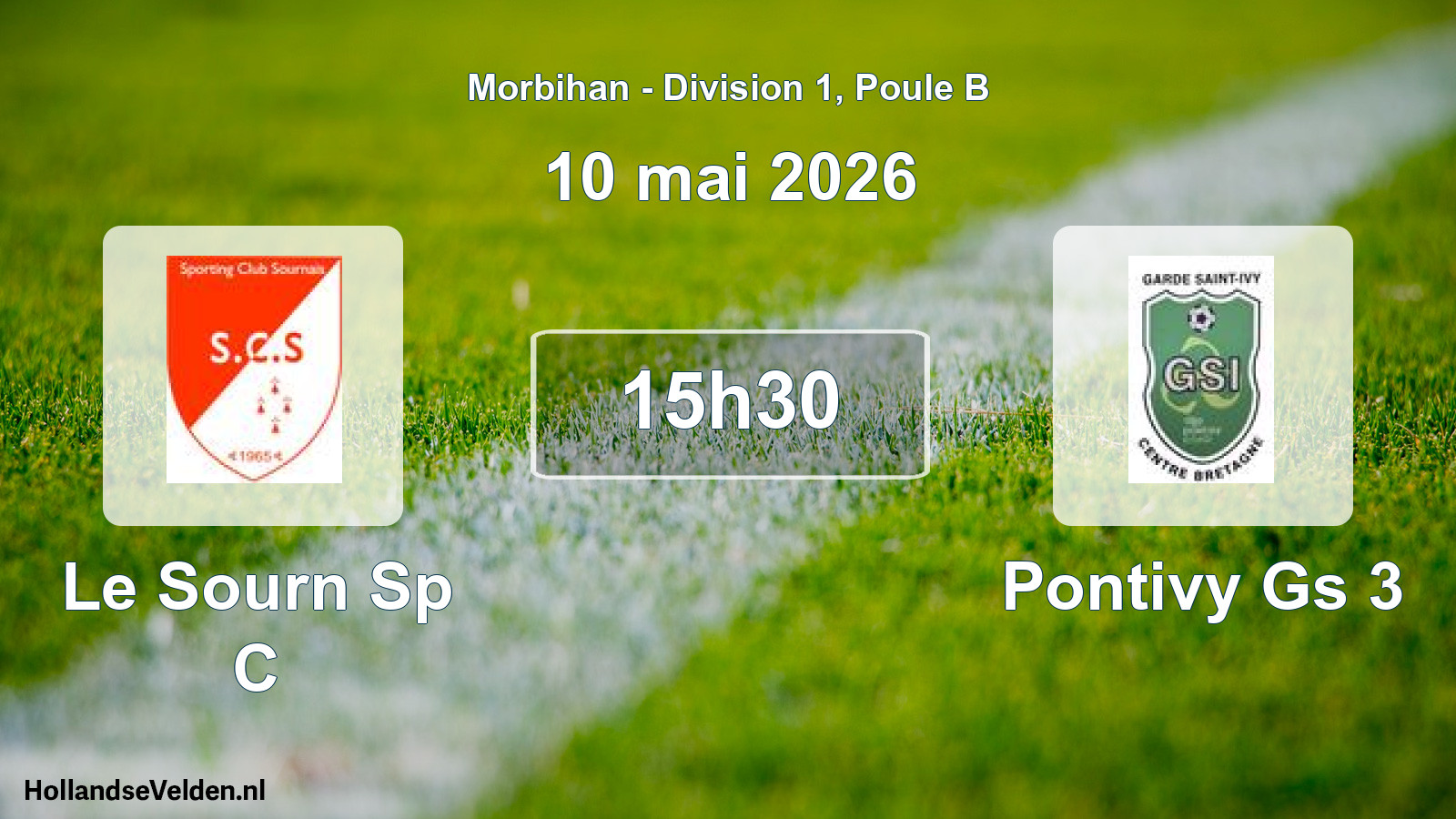 Scheduled Match: Le Sourn Sp C - Pontivy Gs 3 (10 May 2026)