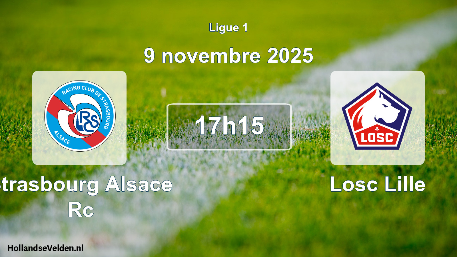 Geplande wedstrijd: Strasbourg Alsace Rc - Losc Lille (9 november 2025)