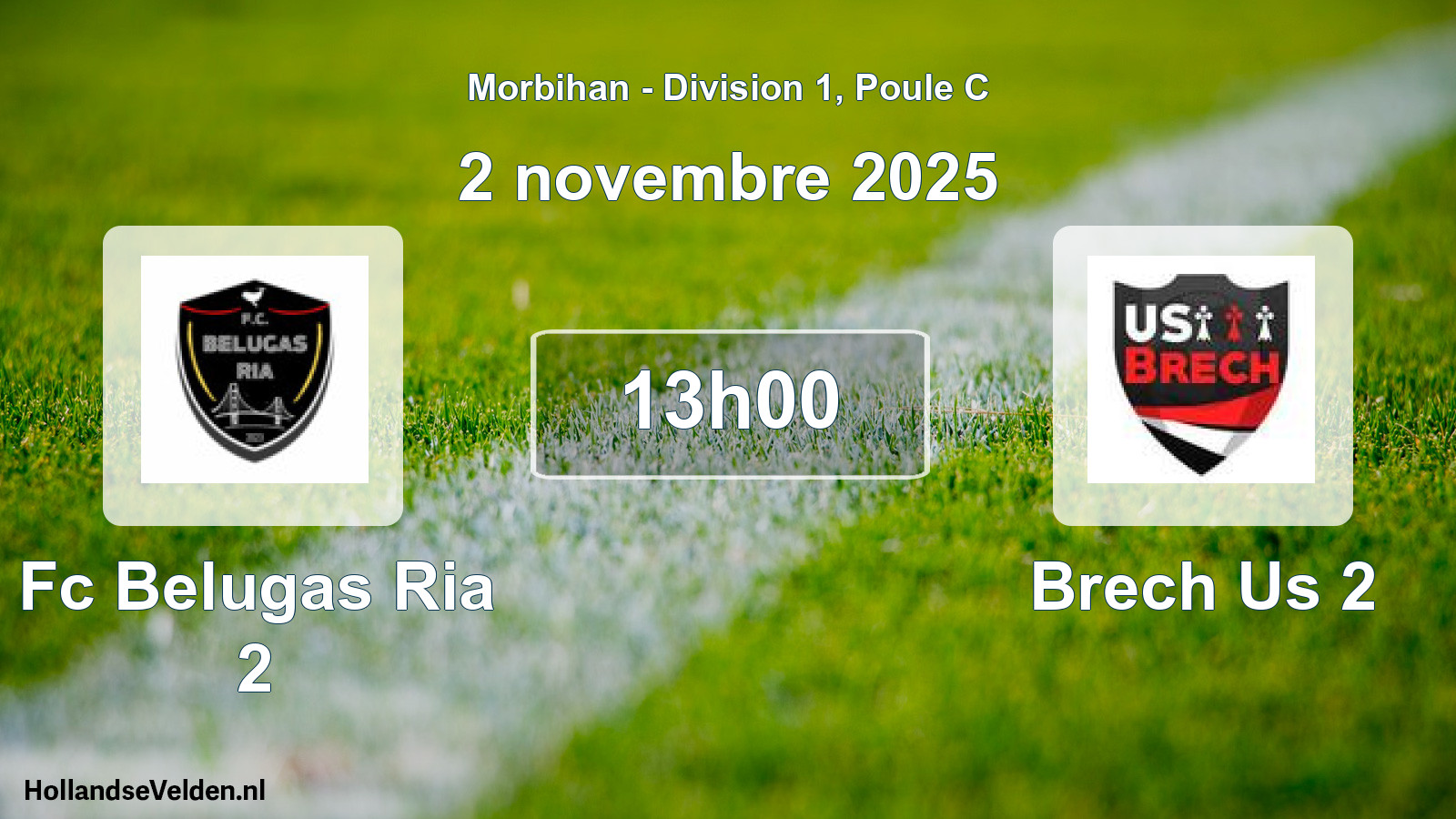 Scheduled Match: Fc Belugas Ria 2 - Brech Us 2 (2 November 2025)