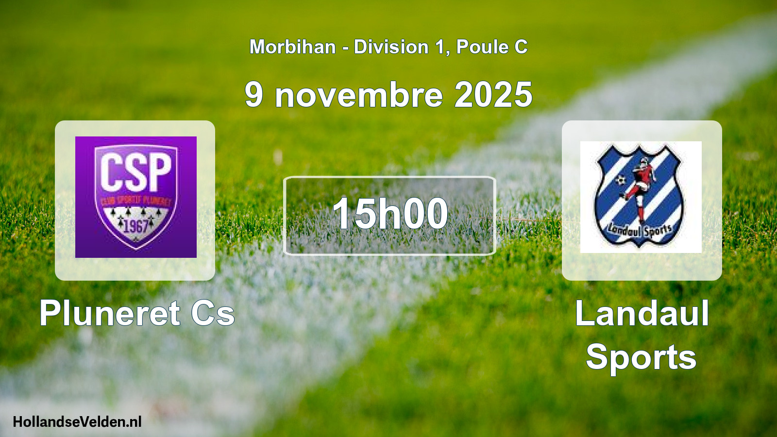 Scheduled Match: Pluneret Cs - Landaul Sports (9 November 2025)