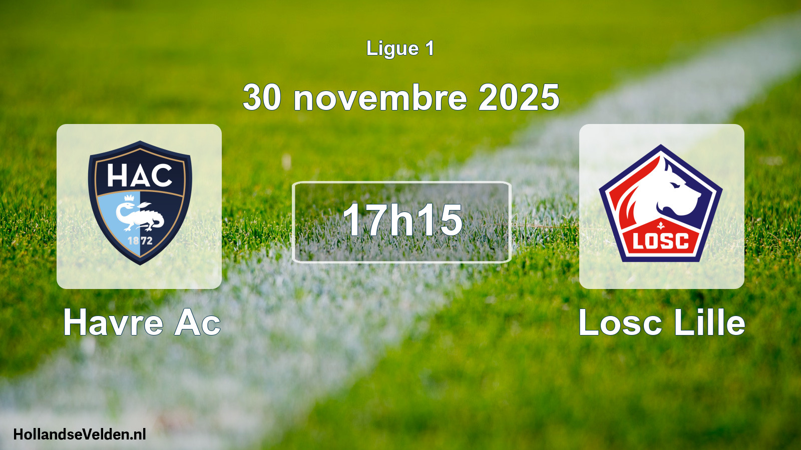 Geplande wedstrijd: Havre Ac - Losc Lille (30 novembre 2025)