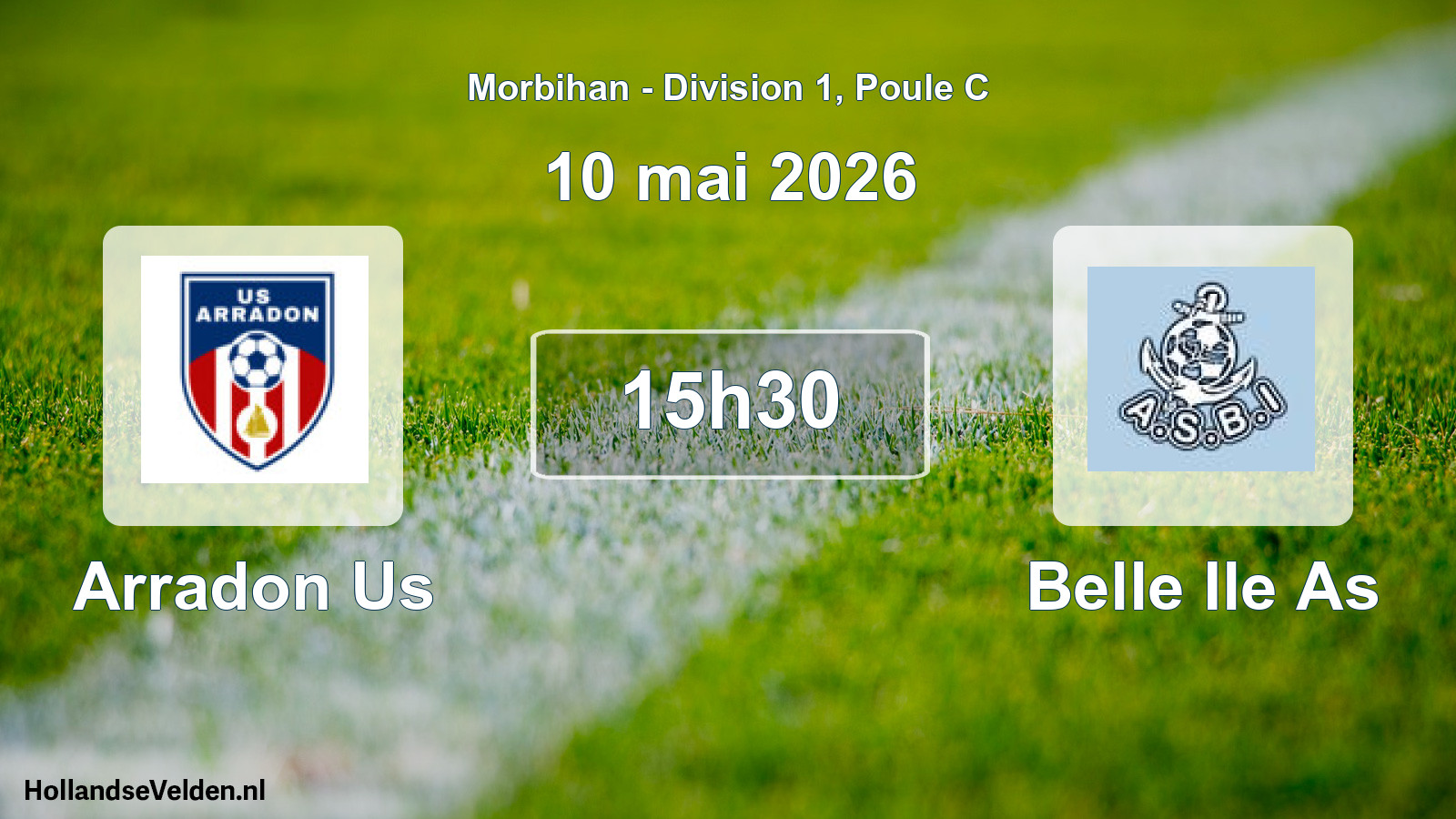 Scheduled Match: Arradon Us - Belle Ile As (10 May 2026)