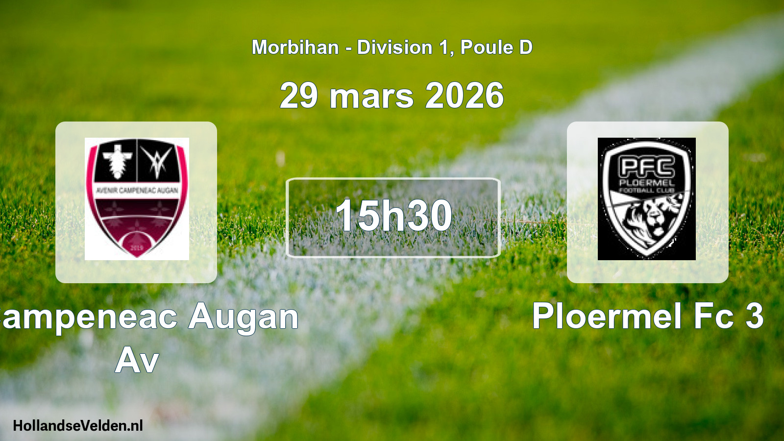 Scheduled Match: Campeneac Augan Av - Ploermel Fc 3 (29 March 2026)
