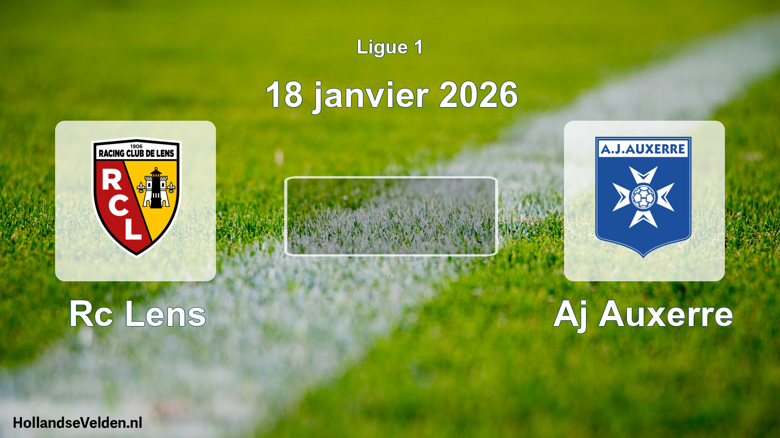 Geplande wedstrijd: Rc Lens - Aj Auxerre (18 januari 2026)