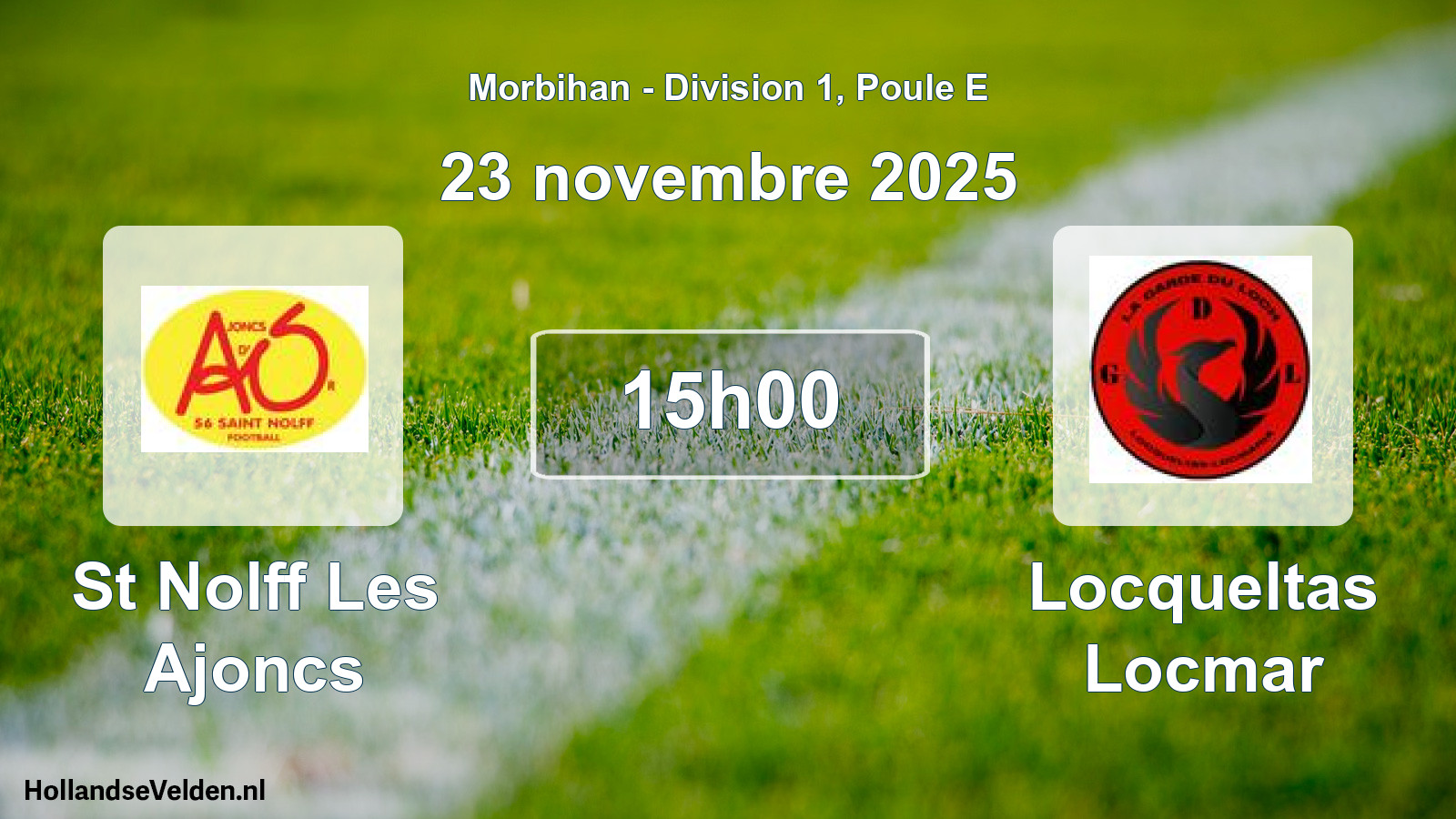 Scheduled Match: St Nolff Les Ajoncs - Locqueltas Locmar (23 November 2025)
