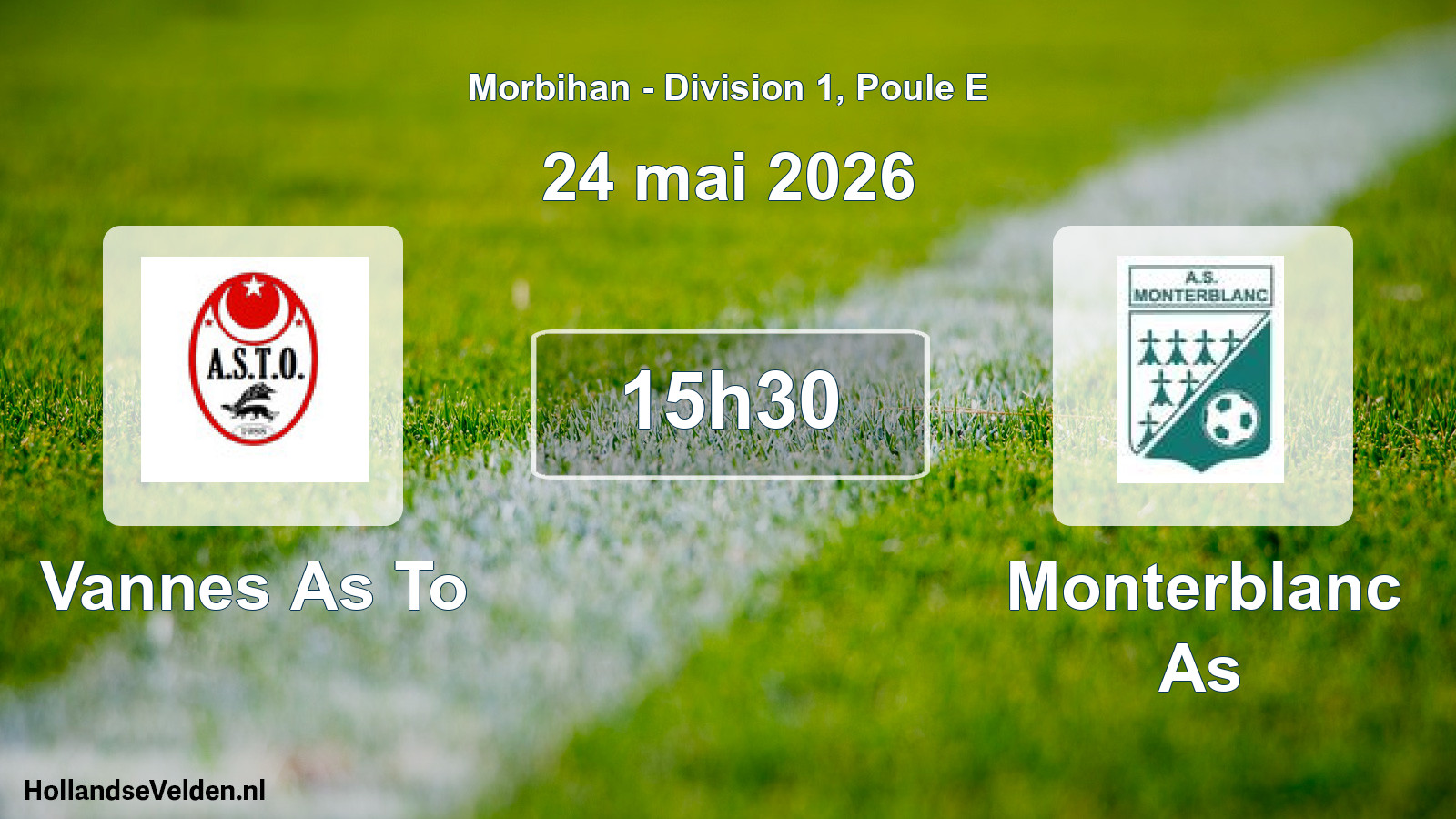 Geplande wedstrijd: Vannes As To - Monterblanc As (24 mai 2026)