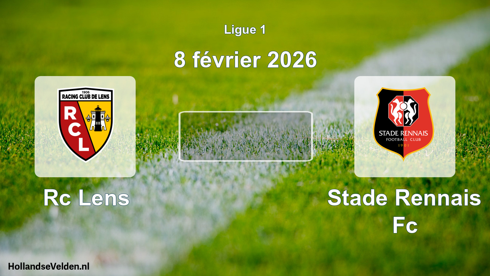 Scheduled Match: Rc Lens - Stade Rennais Fc (8 February 2026)