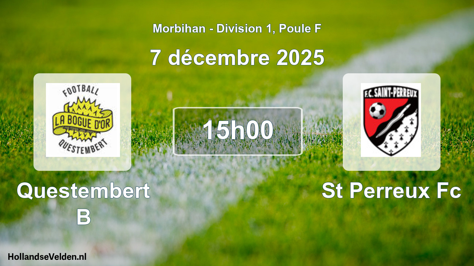 Scheduled Match: Questembert B - St Perreux Fc (7 December 2025)