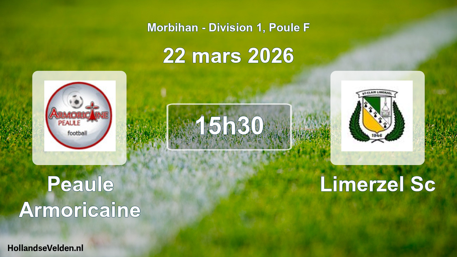 Geplande wedstrijd: Peaule Armoricaine - Limerzel Sc (22 mars 2026)
