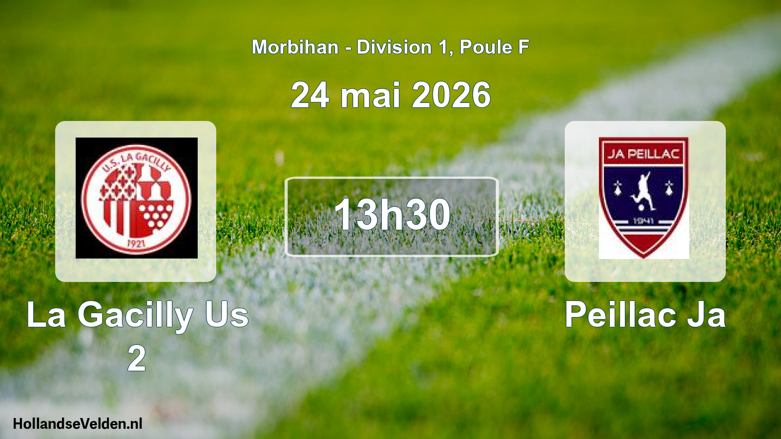 Scheduled Match: La Gacilly Us 2 - Peillac Ja (24 May 2026)