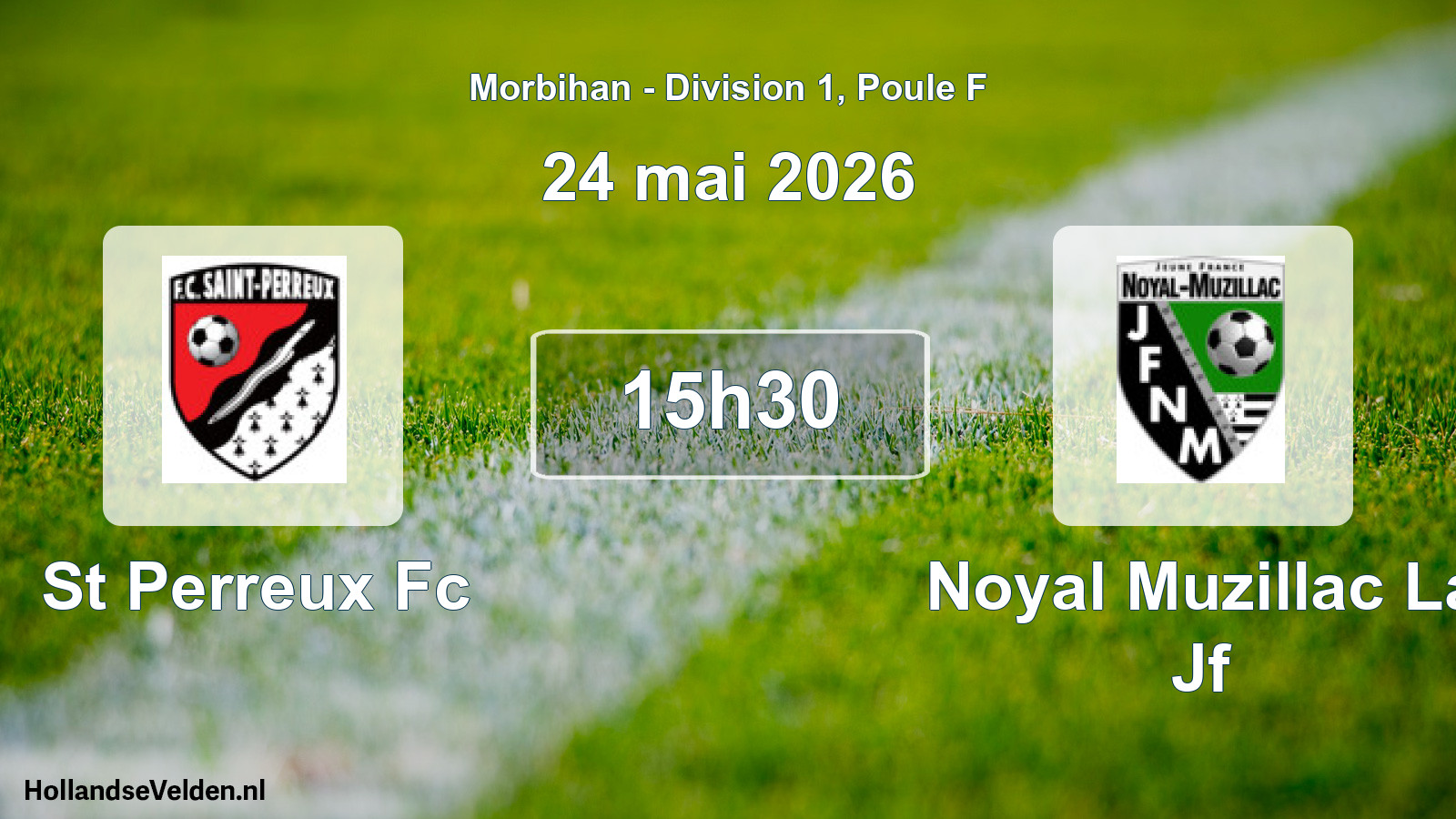 Scheduled Match: St Perreux Fc - Noyal Muzillac La Jf (24 May 2026)