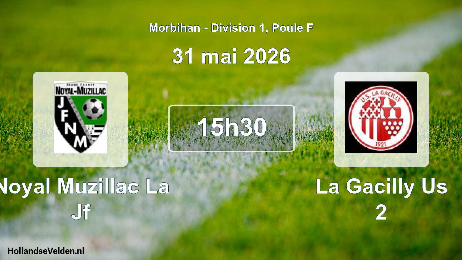 Scheduled Match: Noyal Muzillac La Jf - La Gacilly Us 2 (31 May 2026)