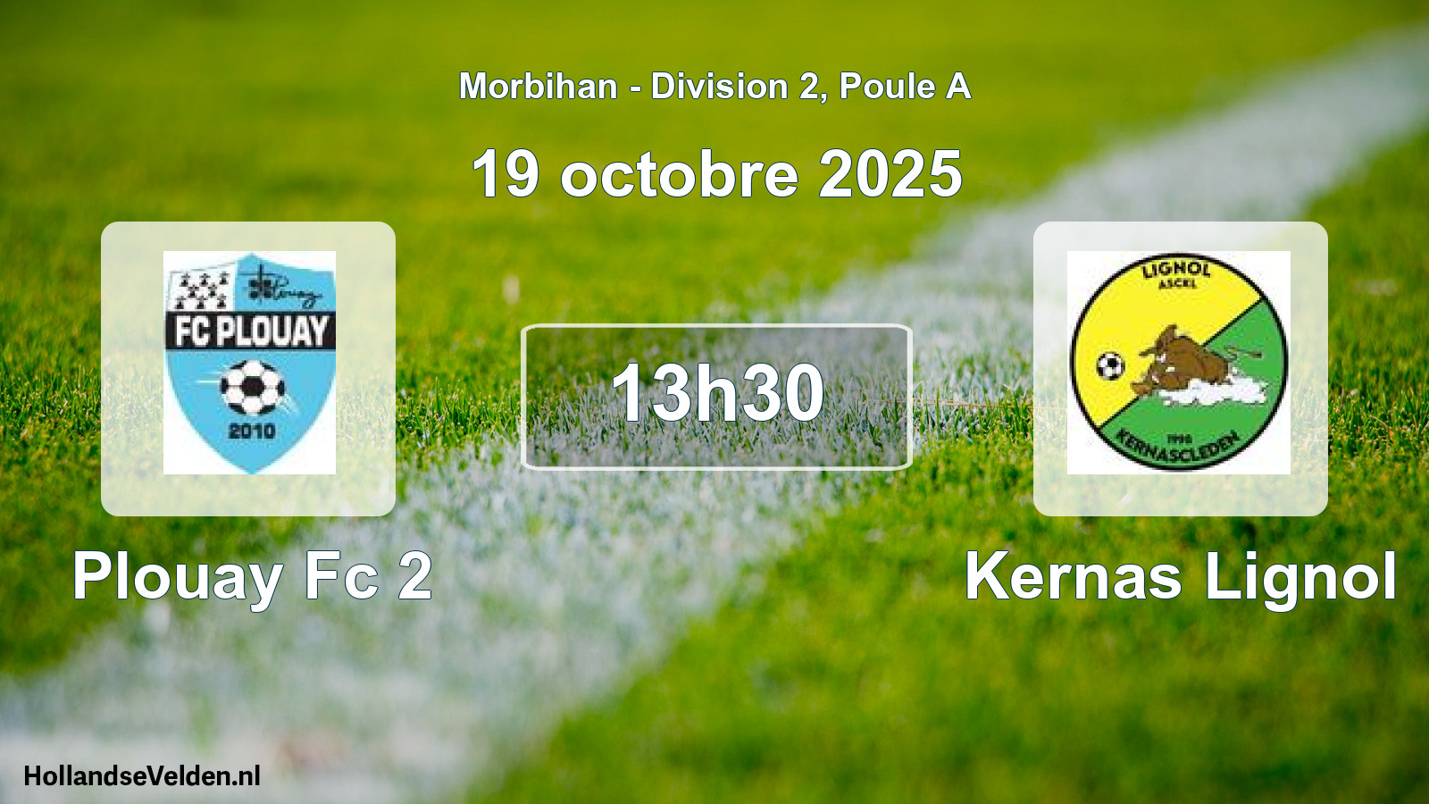 Scheduled Match: Plouay Fc 2 - Kernas Lignol (19 October 2025)