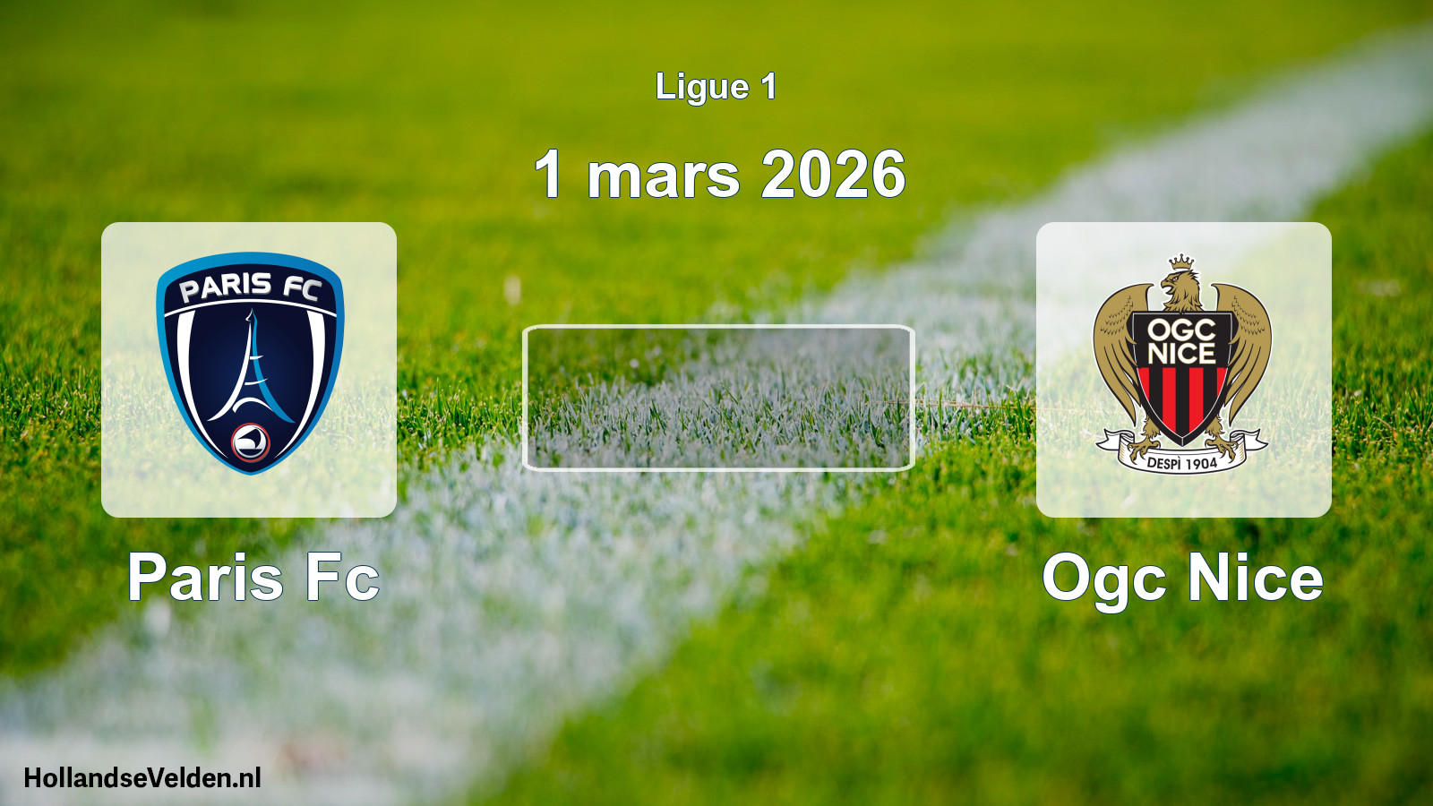 Scheduled Match: Paris Fc - Ogc Nice (1 March 2026)