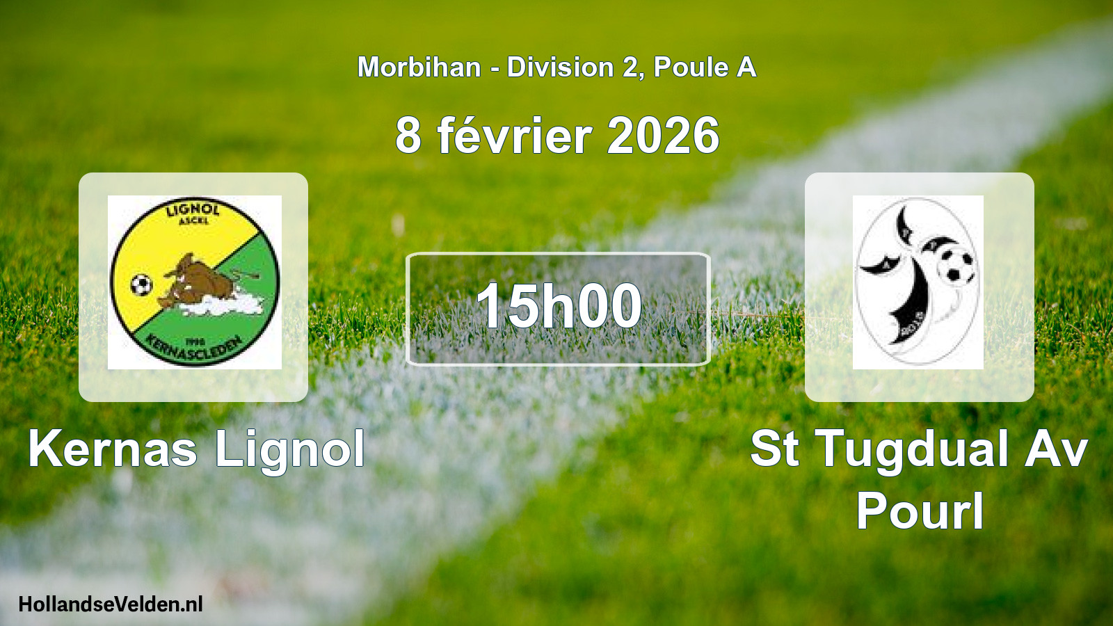 Scheduled Match: Kernas Lignol - St Tugdual Av Pourl (8 February 2026)