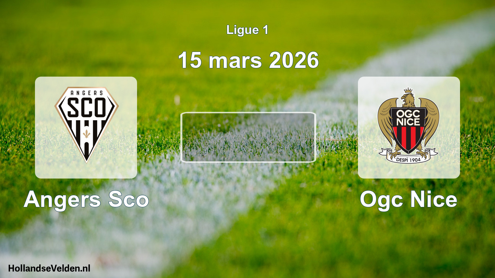 Scheduled Match: Angers Sco - Ogc Nice (15 March 2026)