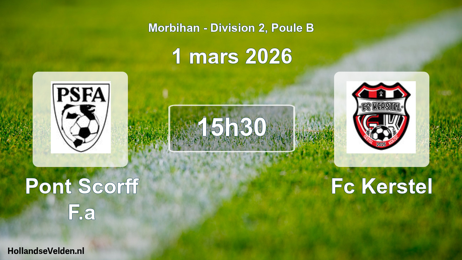 Scheduled Match: Pont Scorff F.a - Fc Kerstel (1 March 2026)