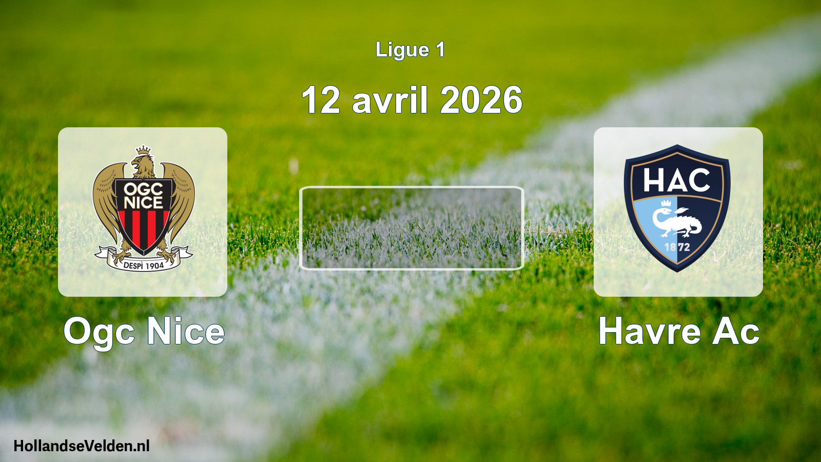 Scheduled Match: Ogc Nice - Havre Ac (12 April 2026)