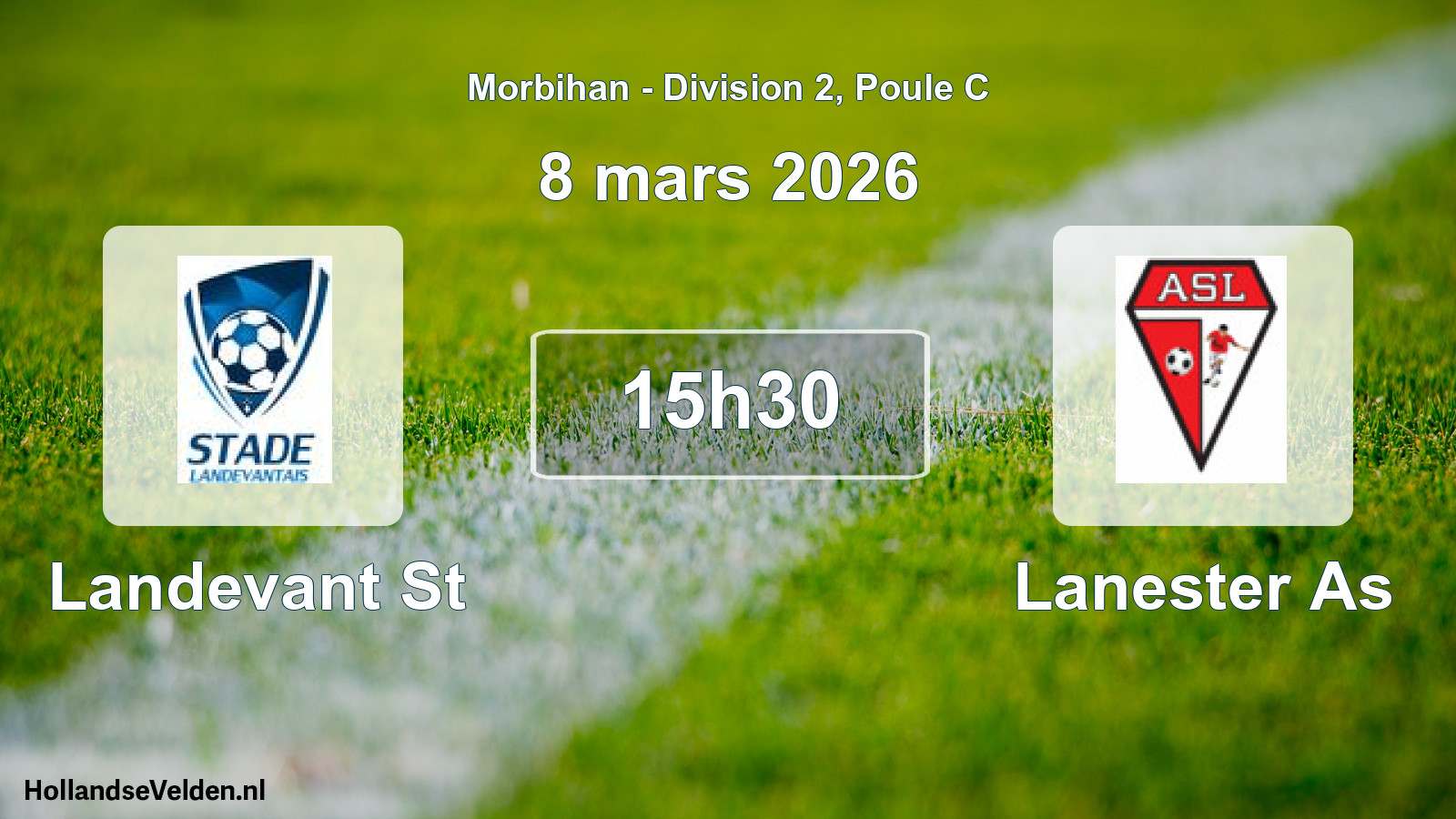 Scheduled Match: Landevant St - Lanester As (8 March 2026)